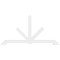 Ekena Millwork Vanguard Architectural Grade PVC Gable Bracket, 84"W x 42"H x 2"D x 4"F, 12/12 Pitch GBP084X42X0204VAN00 - alternate 3